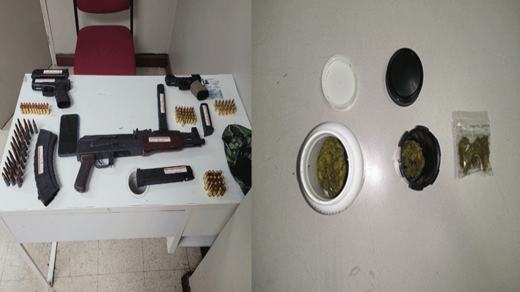  Dos arrestados con drogas y armas durante intervenci&oacute;n de transito en Aguada 