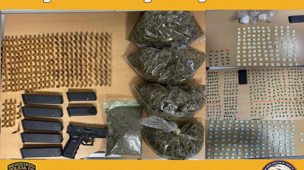  Incautan arma de fuego, municiones y drogas en residencial de Ponce 