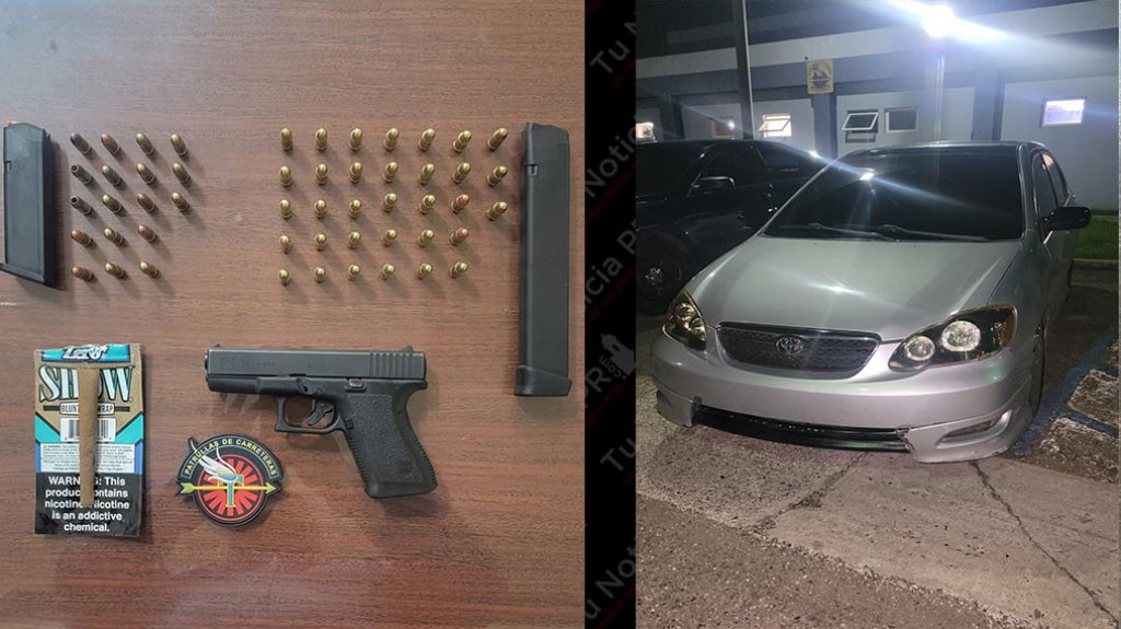  Arrestan en Cabo Rojo un joven de 20 a&ntilde;os con una pistola y un &ldquo;Phillie&rdquo; listo pa prender 