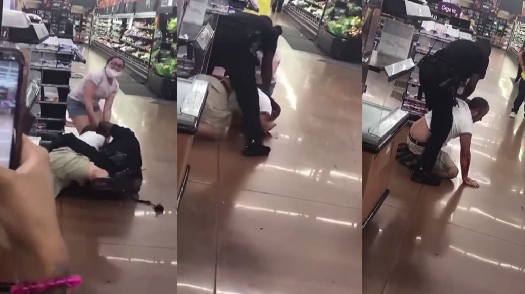  Viral: Video de un policía agrediendo un cliente en una tienda Walmart de Florida 