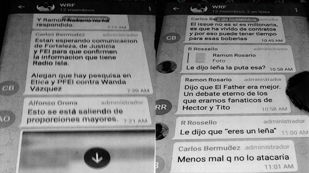  Vea Documento: Revelan otra parte del chat de Telegram 