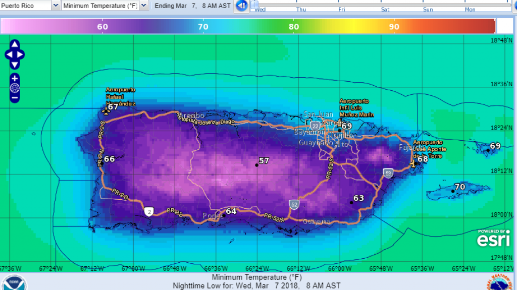  Temperaturas "fr&iacute;as" esta noche, mientras el oleaje prevalecer&aacute; muy peligroso 