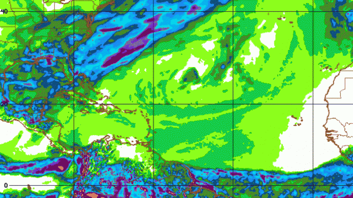 Escasa precipitaciÃ³n y oleaje peligroso durante los prÃ³ximos dÃ­as...