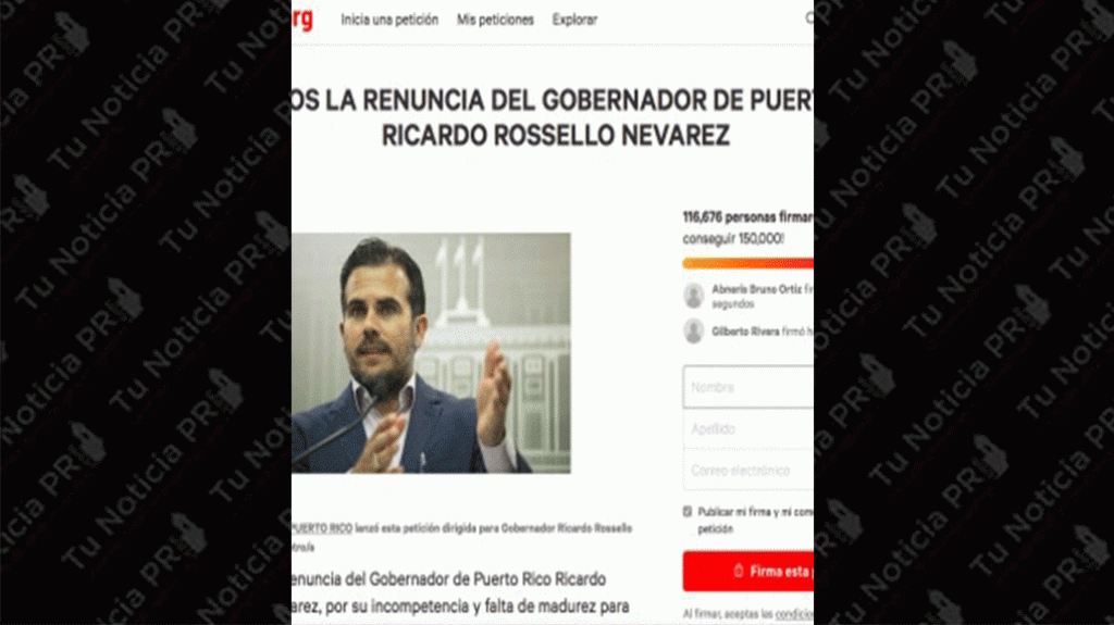  Supera las 116 mil firmas la petici&oacute;n cibern&eacute;tica de renuncia del gobernador 