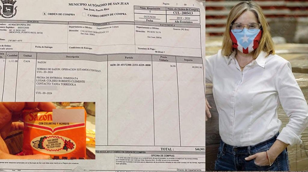  Yulin Paga casi 40 d&oacute;lares por cada sobre de Saz&oacute;n para el municipio 