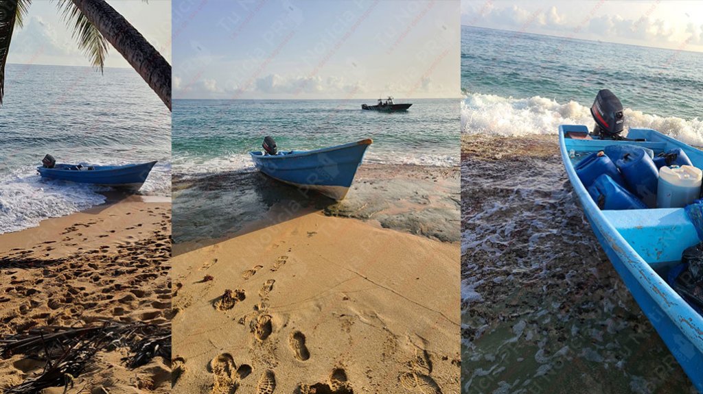  Encuentran embarcaci&oacute;n abandonada en playa de Manat&iacute; 
