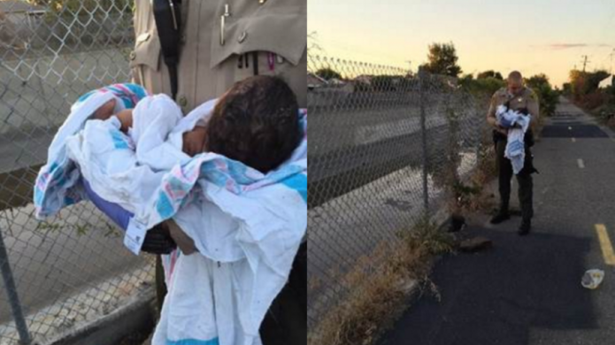 Encuentran a una reciÃ©n nacida abandonada en Los Ãngeles