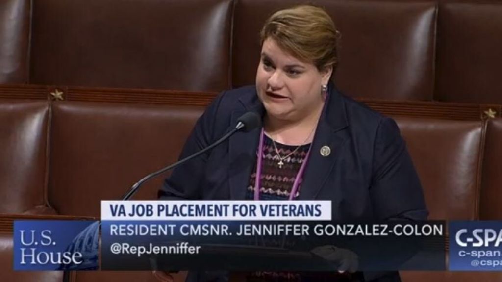  Pasa en la C&aacute;mara federal legislaci&oacute;n de Jenniffer Gonz&aacute;lez sobre veteranos 