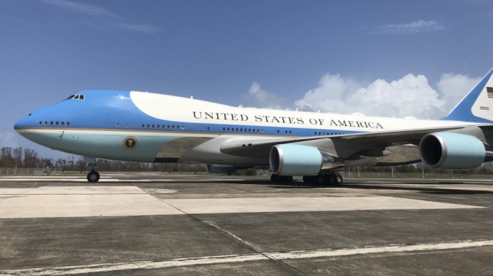 Video: En vivo llegada de presidente Donald Trump a Puerto Rico  