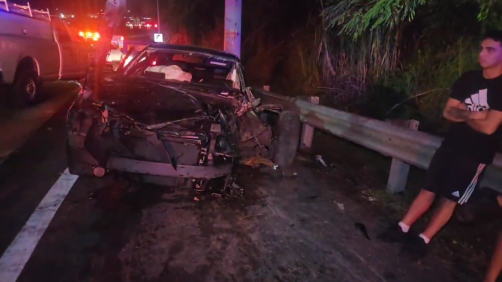  Video: Conductor herido luego de accidentarse en expreso de Trujillo Alto 
