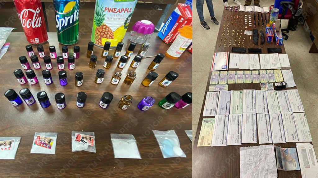  Fotos: Arrestan en San Juan a empleado del correo general con m&aacute;s de 3 mil d&oacute;lares, cheques de PUA y medio kilo de coca&iacute;na 