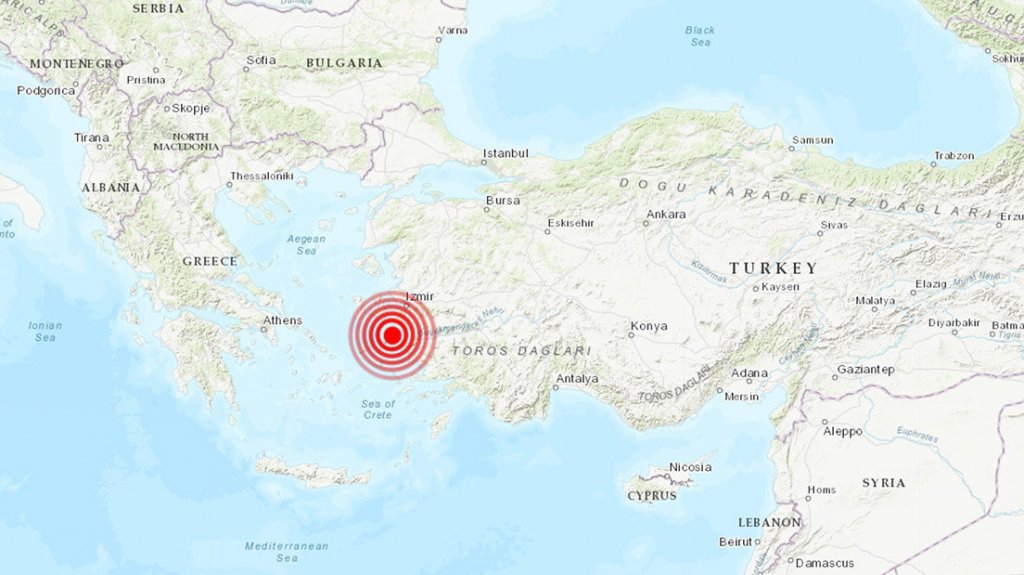  Un fuerte terremoto de 6,9 sacude la costa de Turqu&iacute;a y las islas griegas del Egeo 