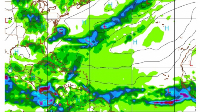 Mejores oportunidades de lluvia esta semana...