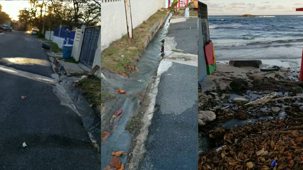  Denuncia con un video que ba&ntilde;istas en playa de Vega Baja se ba&ntilde;an en &ldquo;agua de Toilet&rdquo; 