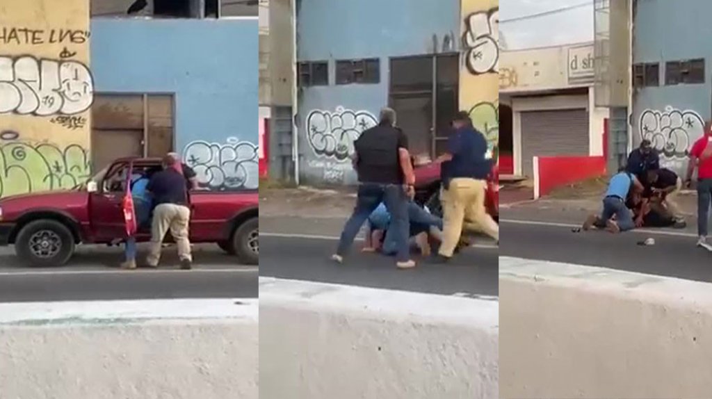  En video momento en que hombre en Vega Baja resiste el arresto por parte de la polic&iacute;a 