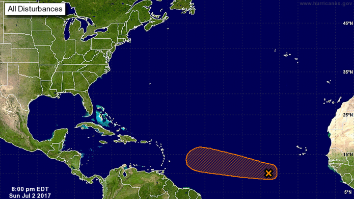 Onda tropical con hasta 60% de potencial ciclÃ³nico