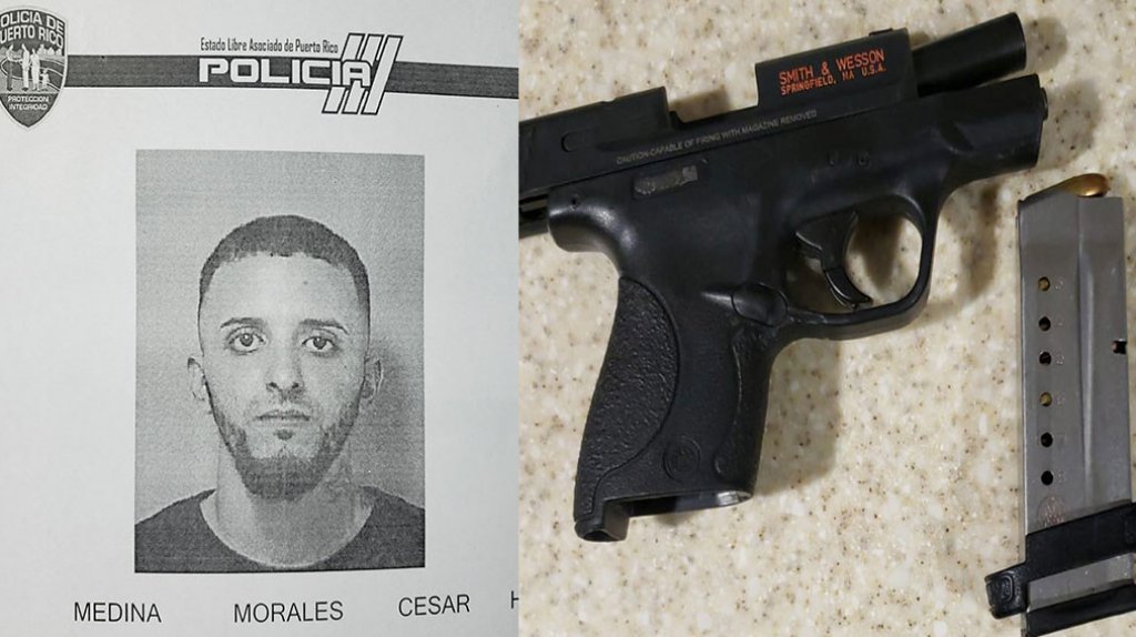  Cargos contra hombre arrestado con una pistola ilegal en Naguabo 