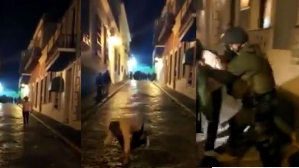  Video: Momento en que polic&iacute;as ayudan reportero de Univisi&oacute;n, luego que se diera &ldquo;senda mat&aacute;&rdquo; 