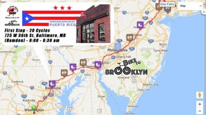 UnirÃ¡n Washington con Nueva York en bicicleta para dramatizar desastre en PR luego del paso del ciclÃ³n MarÃ­a