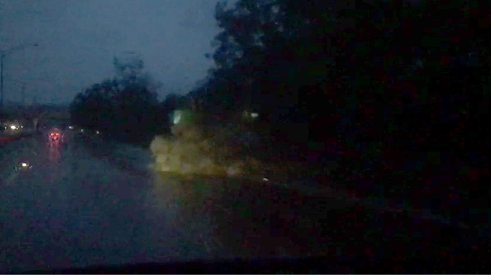 Video: AsÃ­ se encuentra a la carretera 30 a las 6am