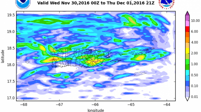 Ligero aumento en grupos de nubosidad; mientras finaliza hoy la temporada de huracanes. 