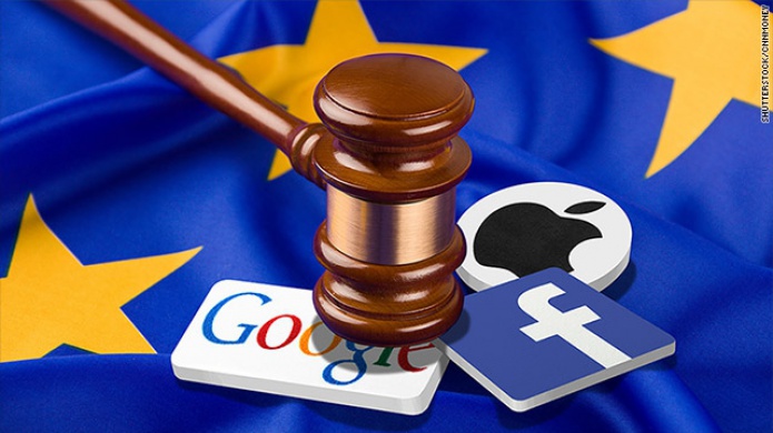La gran pelea de Europa contra Apple, Facebook, Google y Amazon