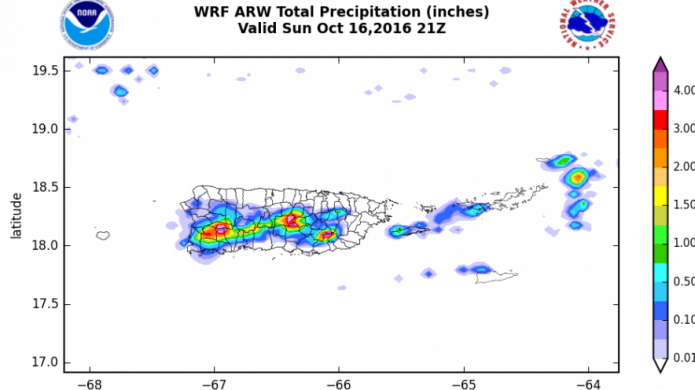 Tardes muy lluviosas. Tenga presente el potencial de inundaciones y derrumbes. 