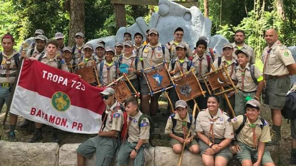  Tropa 723 camina 50 millas de Arecibo a Bayam&oacute;n 