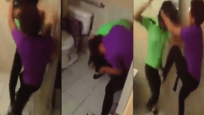 Video: En las redes sociales otro video de jovencitas peleando en el baño de una escuela en San Juan