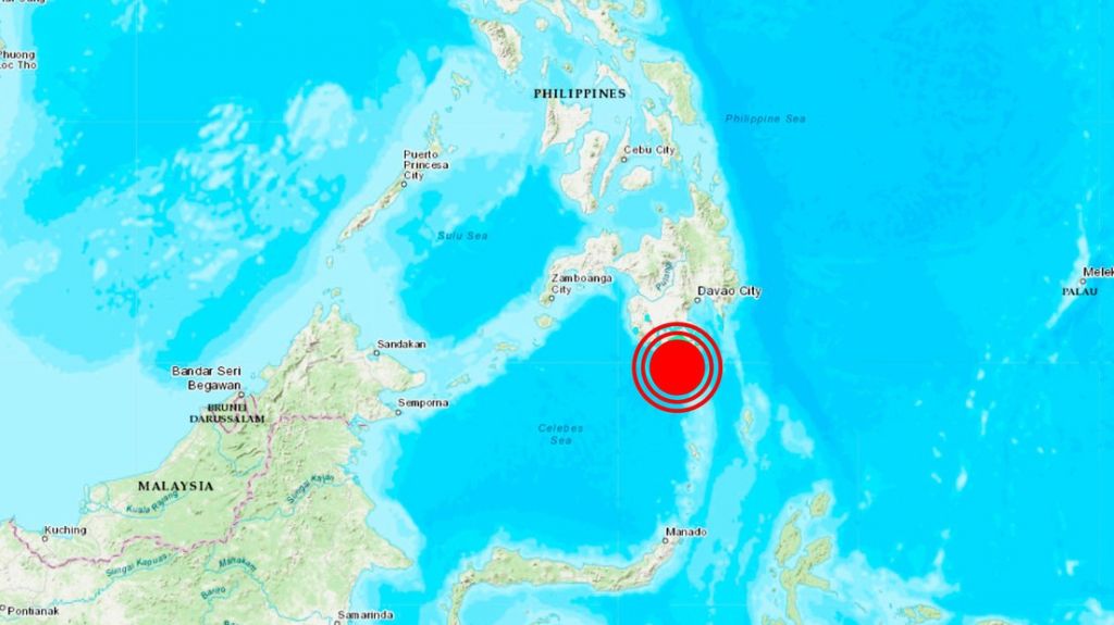  Un sismo de magnitud 6,1 se registra en Filipinas 
