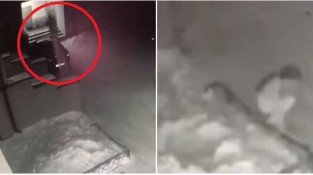  En video momento en que una ni&ntilde;a cae de un cuarto piso 