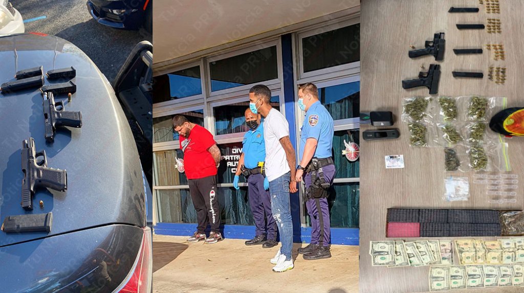  Patrullas de Carreteras en Carolina arrestan dos hombres armados y con drogas 
