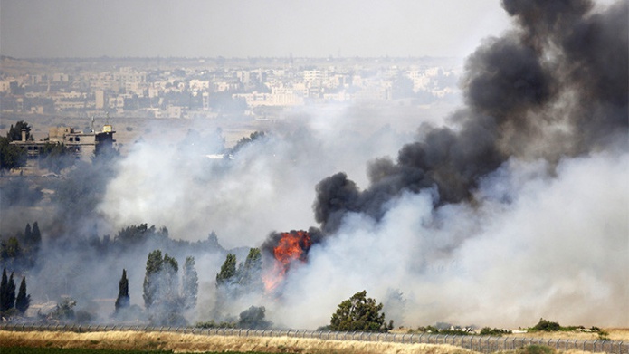 Israel bombardea las posiciones del EjÃ©rcito sirio