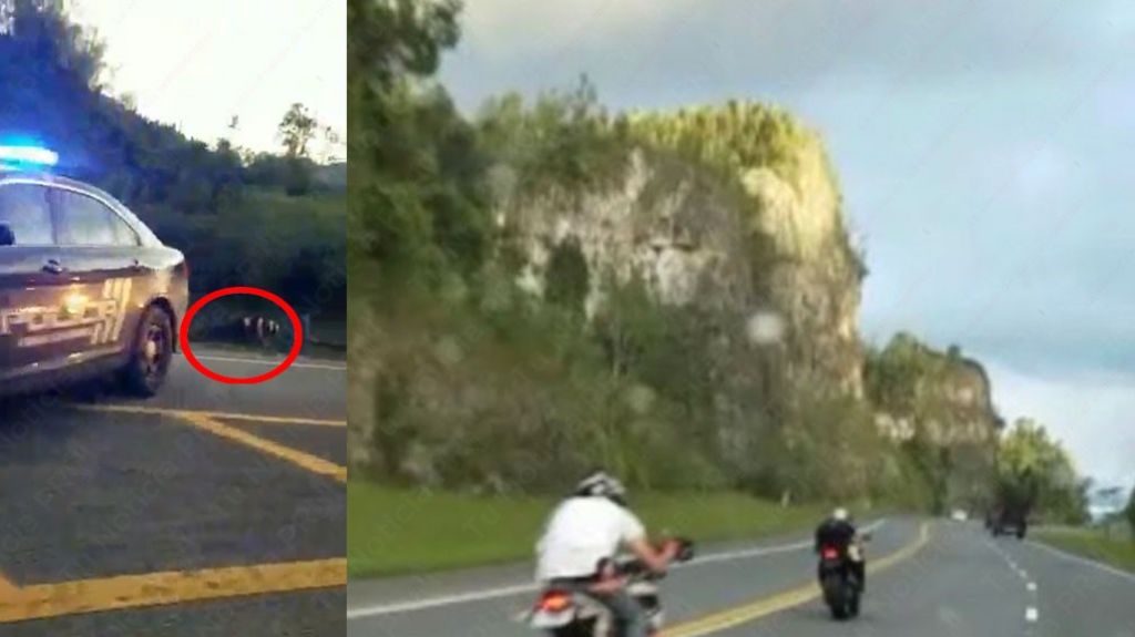  Publican video del momento en que dos motociclistas tienen accidente fatal en Utuado 