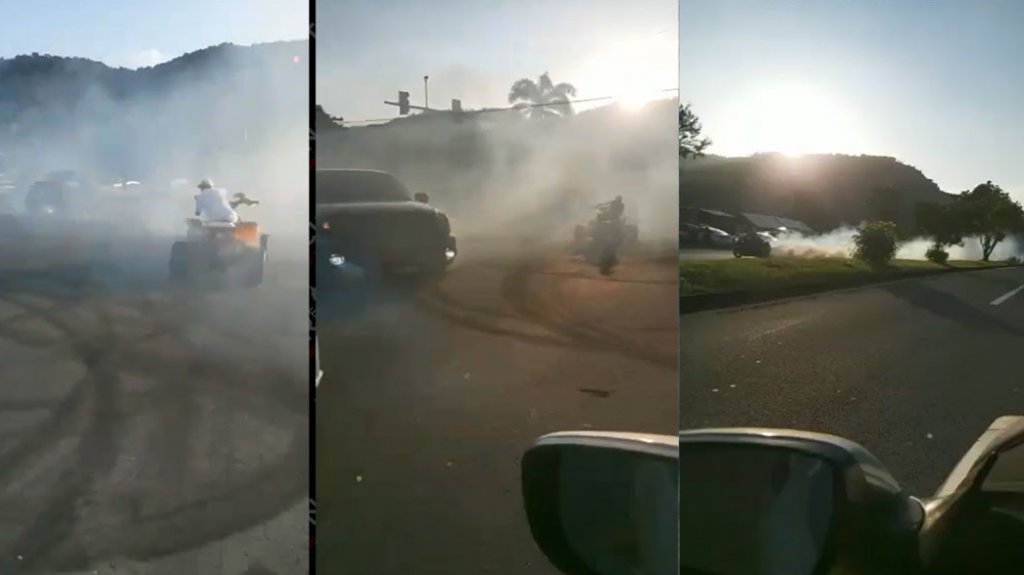  Video: Sin polic&iacute;as en las calles, temprano Motoras y &ldquo;Four Track&rdquo; comienzan a adue&ntilde;arse de las carreteras 