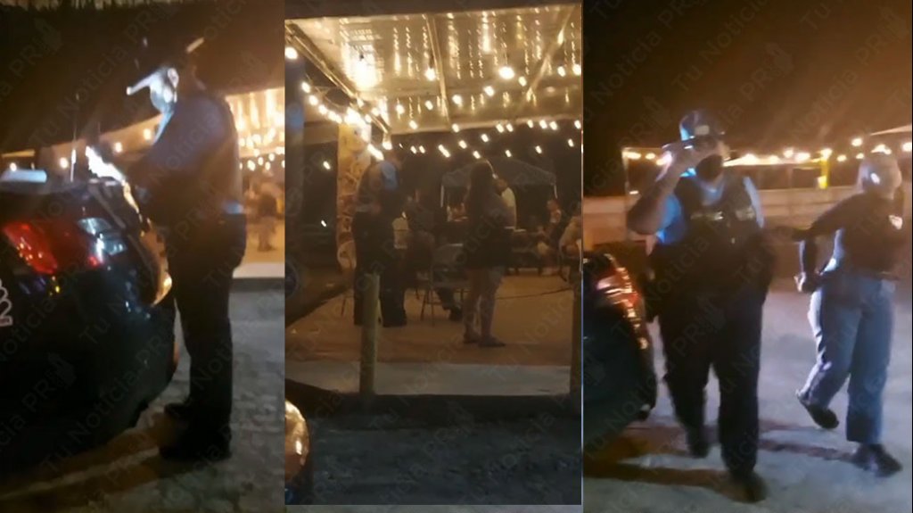 Video: Momento que arrestan mujer que se negaba a presentar tarjeta de vacunas en &ldquo;Barra&rdquo; de Bayam&oacute;n 