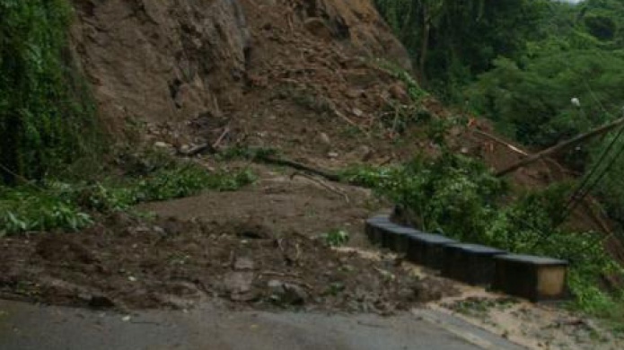 Lluvias dejan cinco deslizamientos en la Ciudad SeÃ±orial