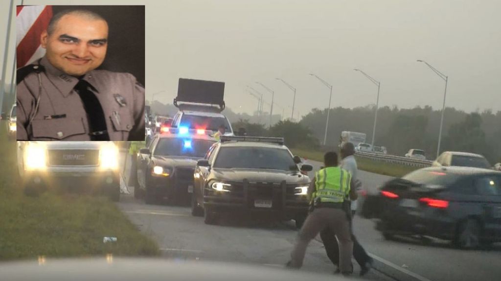  Video: Heroico polic&iacute;a empuja a hombre para salvarlo de ser impactado por veh&iacute;culo fuera de control 