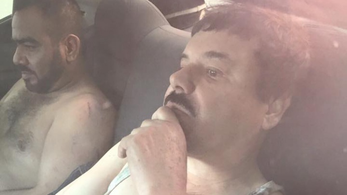 Publican la primera foto del traslado del Chapo GuzmÃ¡n