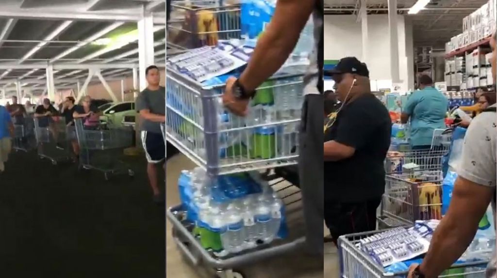  Video: &ldquo;P&aacute;nico&rdquo; ciudadanos abarrotan supermercados ante vigilancia de la tormenta Dorian 