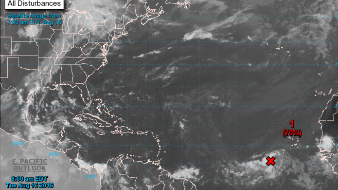 Alto potencial ciclÃ³nico en el AtlÃ¡ntico...