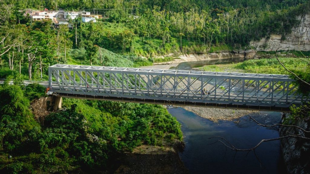  DTOP reabre puente Mata de Pl&aacute;tano en Ciales 