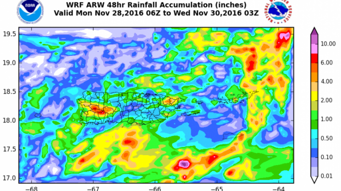 Abundante nubosidad, ventolera y precipitaciones a travÃ©s del paÃ­s...