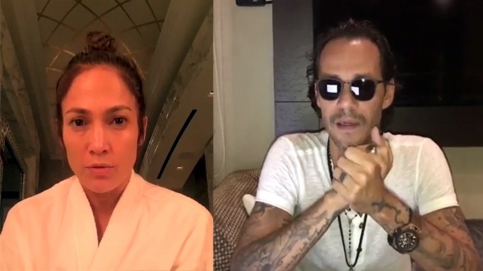 Videos: Jennifer LÃ³pez y Marc Anthony pide ayuda para Puerto Rico