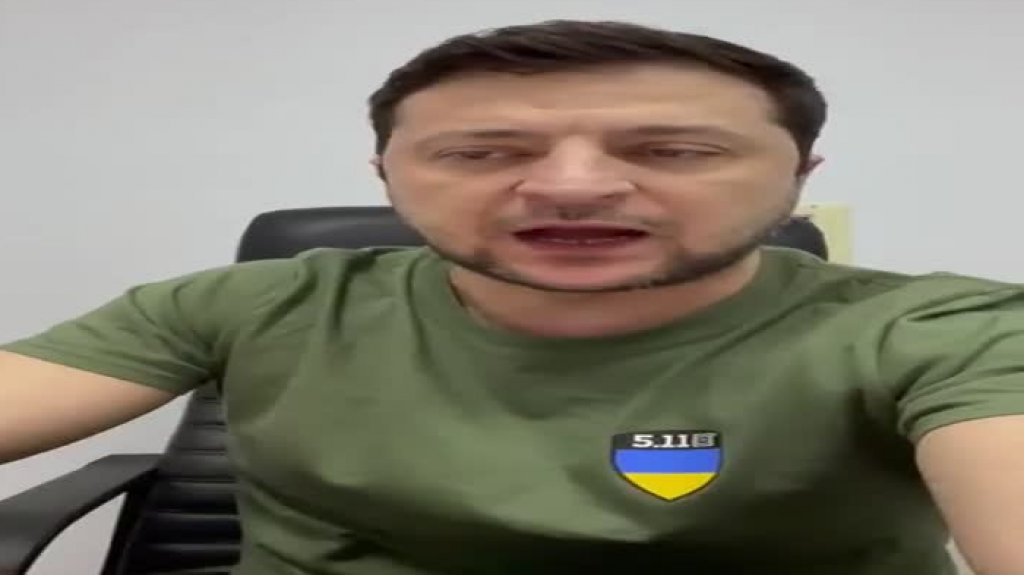  Video: Habla el presidente de Ucrania Volodymyr Zelensky 