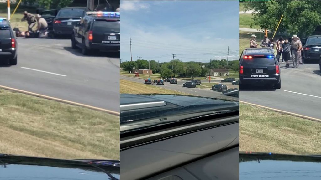  Captan en video el arresto de un hombre y dos mujeres luego de persecuci&oacute;n con &ldquo;State Troppers&rdquo; 