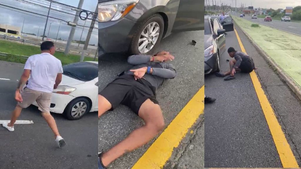  Video: Dejan inconsciente a un conductor durante una pelea en carretera de Hatillo 