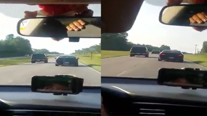 Video: Boricuas en EU captan violento accidente por conductor que entro en contra del transito 