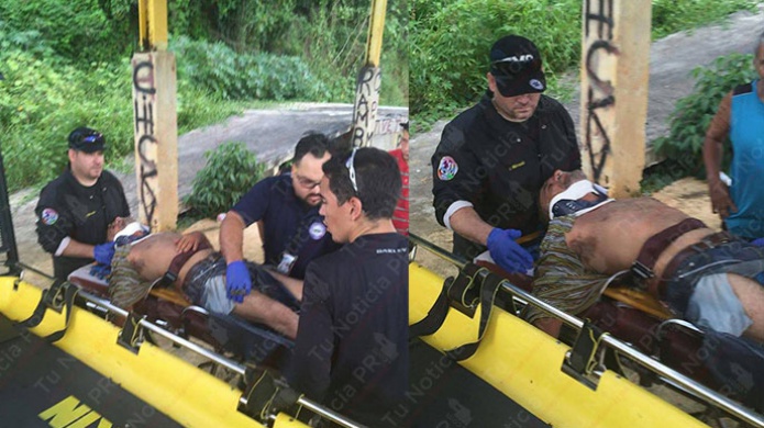 Rescatan hombre en pueblo de Florida
