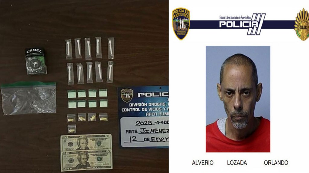  Arrestado con drogas en caser&iacute;o de Las Piedras 